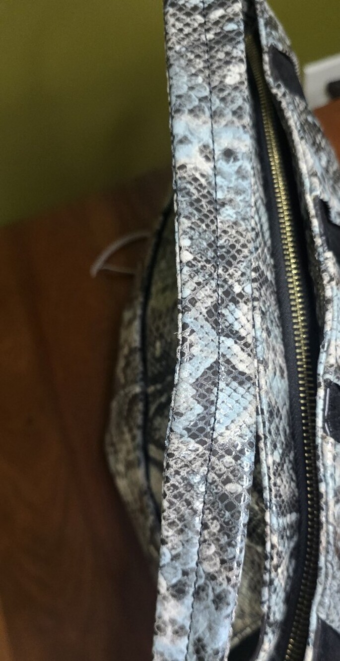 Aimee Kestenberg XL Tuscany Hobo Bag Snakeskin Print - Picture 11 of 14